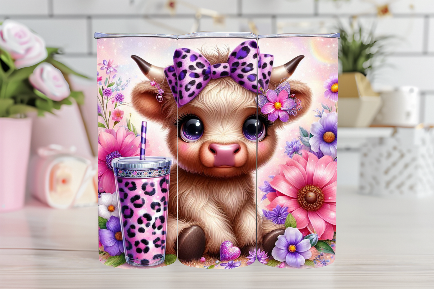 Highland Cow 20oz Tumblers