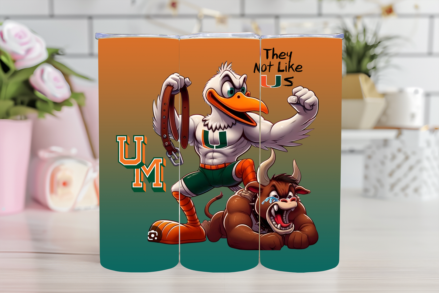 Hurricanes Miami tumbler